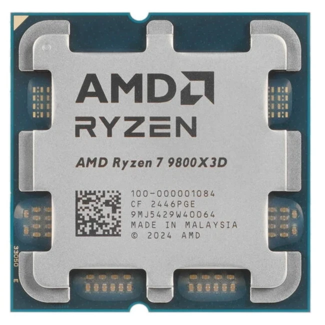 Процессор AMD Ryzen 7 9800X3D 100-000001084 OEM (8, 4.7 ГГц, 96 МБ, OEM)