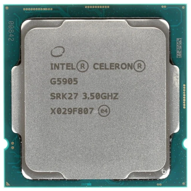 Процессор Intel Celeron G5905 OEM SRK27 OEM (2, 3.5 ГГц, 4 МБ, OEM)