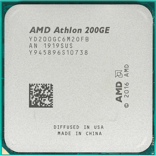 Процессор AMD Athlon 200GE YD200GC6M20FB OEM (Athlon, 2, 3.2, 4, OEM)