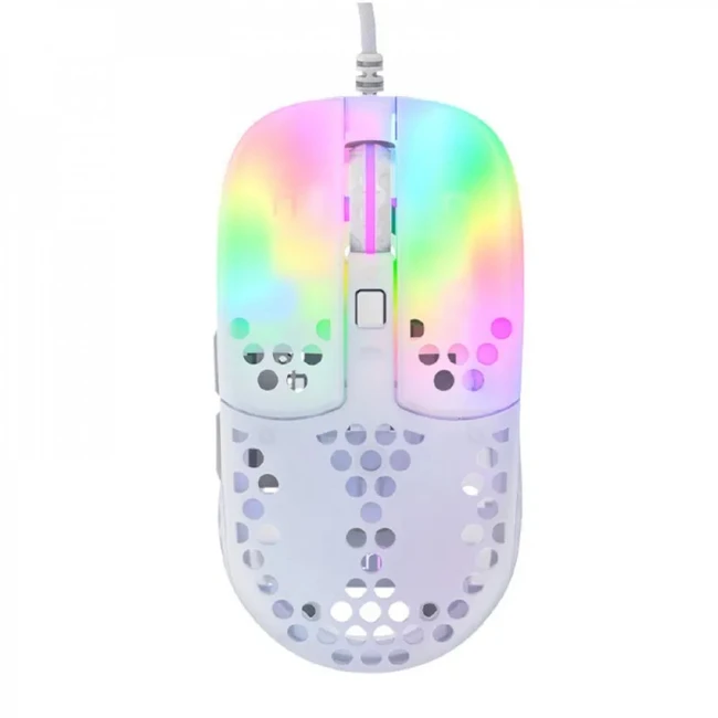 Мышь Xtrfy MZ1 (MZ1-RGB-WHITE-TP) XG-MZ1-RGB-WHITE-TP (Игровые, Проводная)