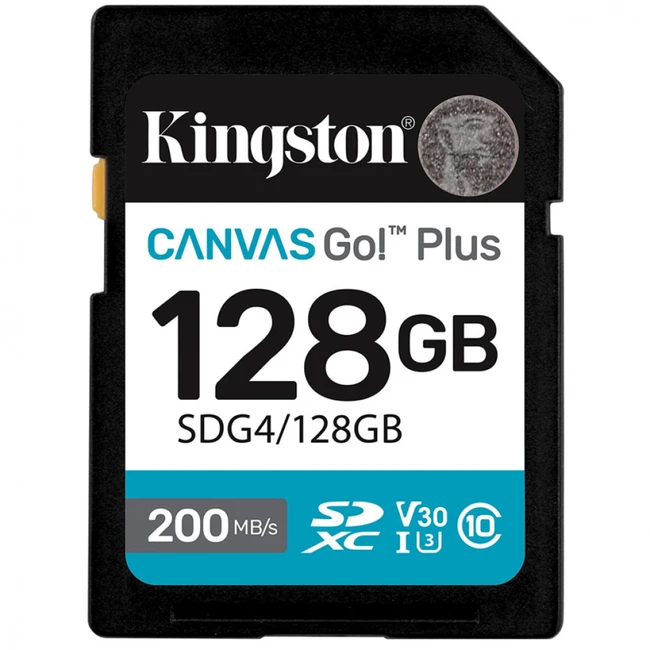 Флеш (Flash) карты Kingston Canvas Go Plus Gen4 C10 SDG4/128GB 128 ГБ