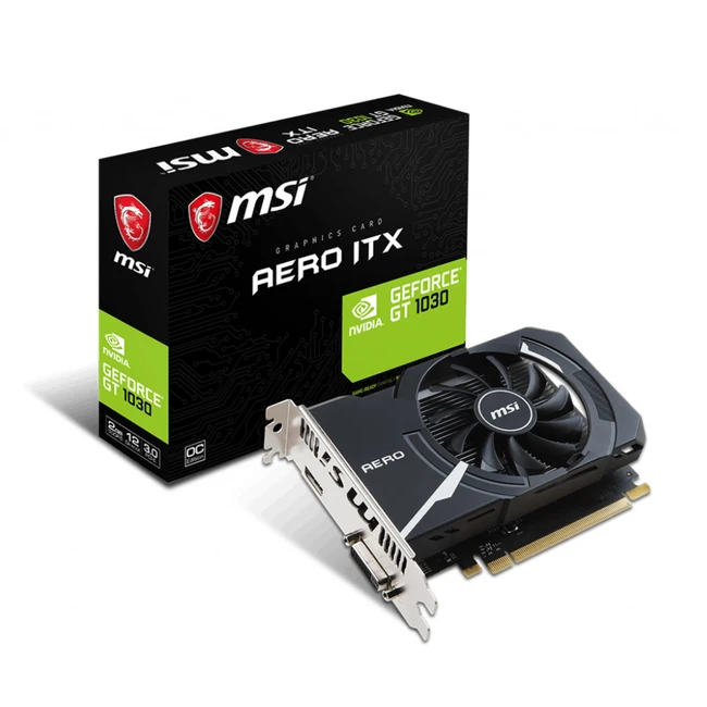 Видеокарта MSI GT 1030 AERO ITX 2G OC