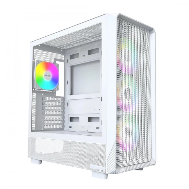 Корпус Montech X5 WHITE (Игровые, Mid-Tower)