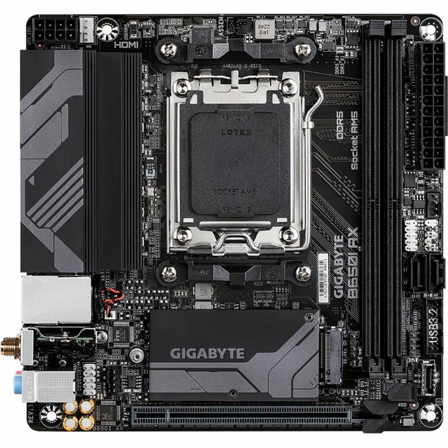 Материнская плата Gigabyte B650I AX (Mini-ATX, AMD AM5)