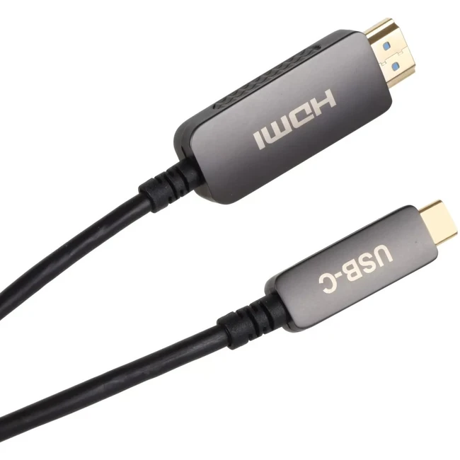 Кабель интерфейсный VCOM Кабель USB Type-C - HDMI, 5м, VCOM D3742CH-5.0 (USB Type C - HDMI)