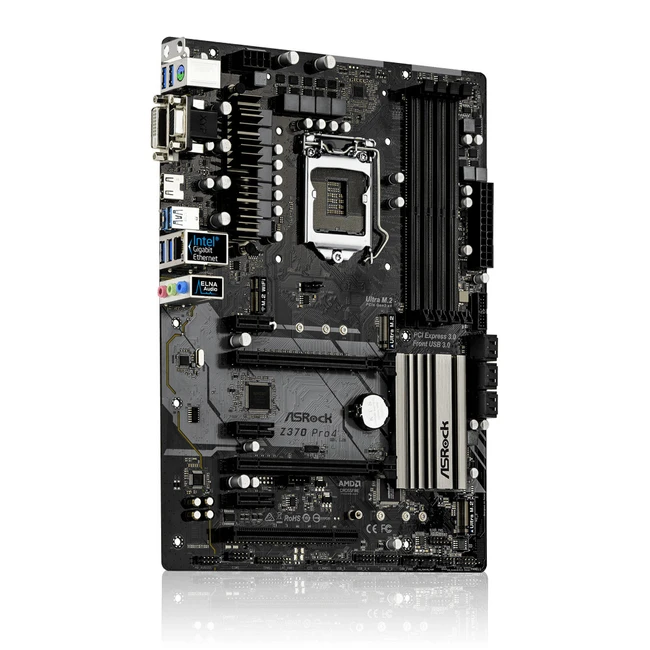Материнская плата ASRock Z370 PRO4 (ATX, LGA 1151)