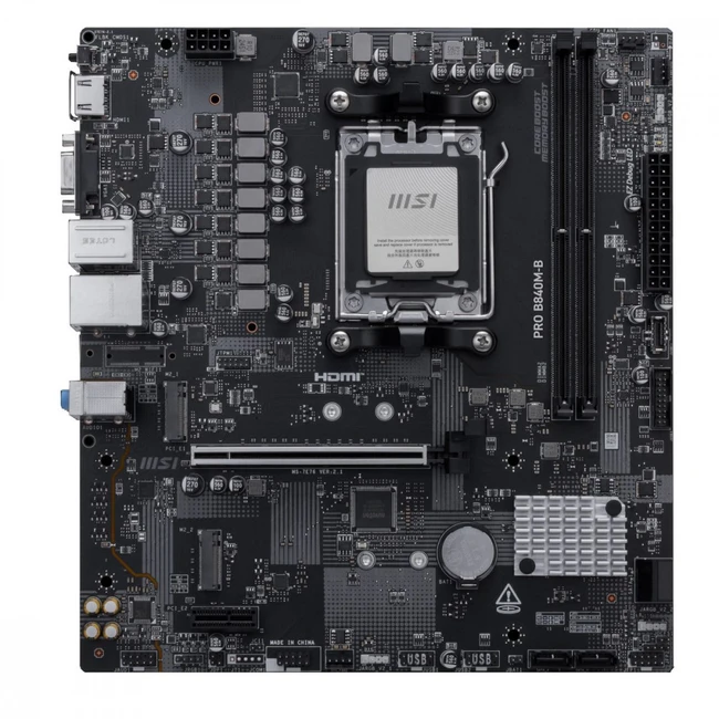 Материнская плата MSI PRO B840M-B (ATX, AMD AM5)