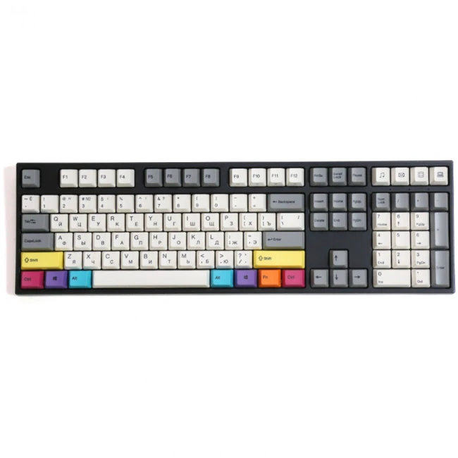 Клавиатура Varmilo CMYK VPM108 Varmilo EC V2 Ivy A53A024B1A3A06A007 (Проводная, USB)