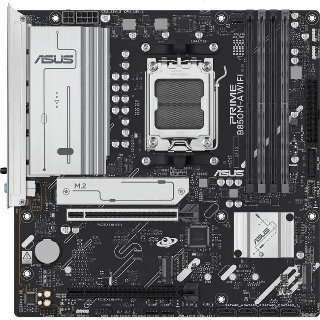 Материнская плата Asus PRIME B850M-A WIFI 90MB1LN0-M0EAY0 Micro-ATX, AMD AM5