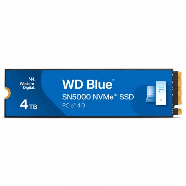 Жесткий диск Western Digital Blue SN5000 WDS400T4B0E-00BKY0 SSD (твердотельные), 4 ТБ, M.2, PCIe