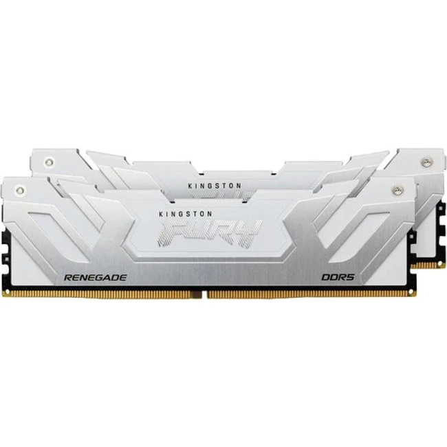 ОЗУ Kingston Fury Renegade White KF588CU42RWK2-48 (DIMM, DDR5, 48 Гб (2 x 24 Гб), 8800 МГц)