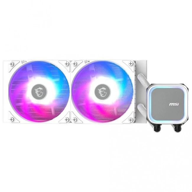 Система охлаждения MSI MAG CORELIQUID A13 240 White 2x ARGB Gen2 Fan 306-7ZWCA21-L80 Для процессора