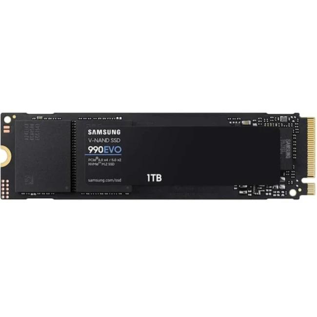 Внутренний накопитель Samsung 990 EVO MZ-V9E1T0B/AM (SSD (твердотельные), 1 ТБ, M.2, PCIe)