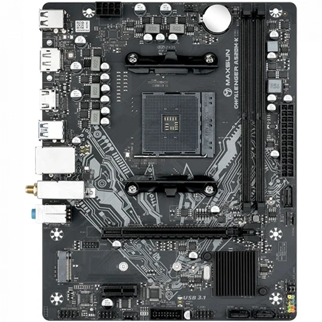 Материнская плата Maxsun  Challenger A520M-K WIFI 6940709661178 Micro-ATX, AMD AM4
