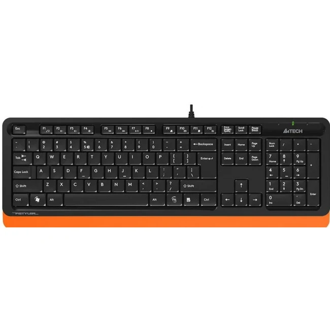 Клавиатура A4Tech Fstyler FK10 Black/Orange FK10-ORANGE (Проводная, USB)