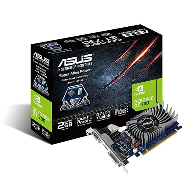 Видеокарта Asus GeForce GT 730 2GD5 90YV06N1-M0NA00 (2 ГБ)