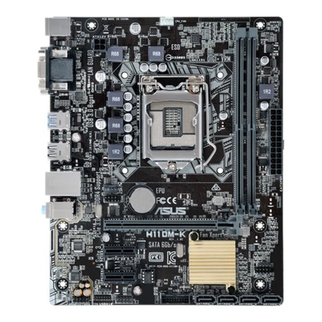 Материнская плата Asus H110M-K 90MB0PH0-M0EAY0 (Micro-ATX, LGA 1151)