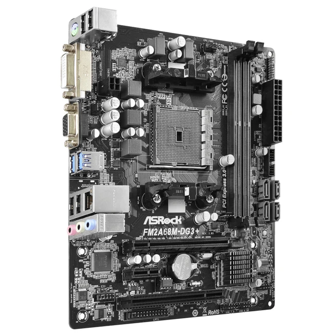 Материнская плата ASRock FM2A68M-DG3+ (Micro-ATX)