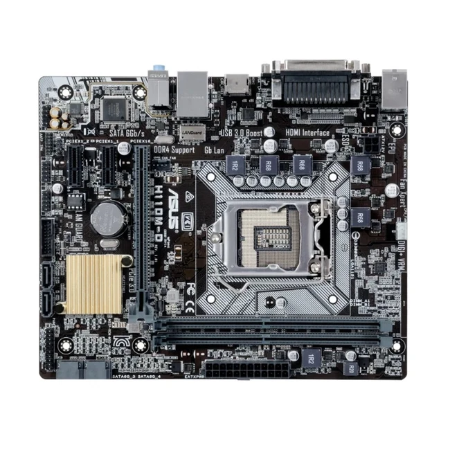 Материнская плата Asus H110M-D 90MB0PY0-M0EAY0 (Micro-ATX, LGA 1151)