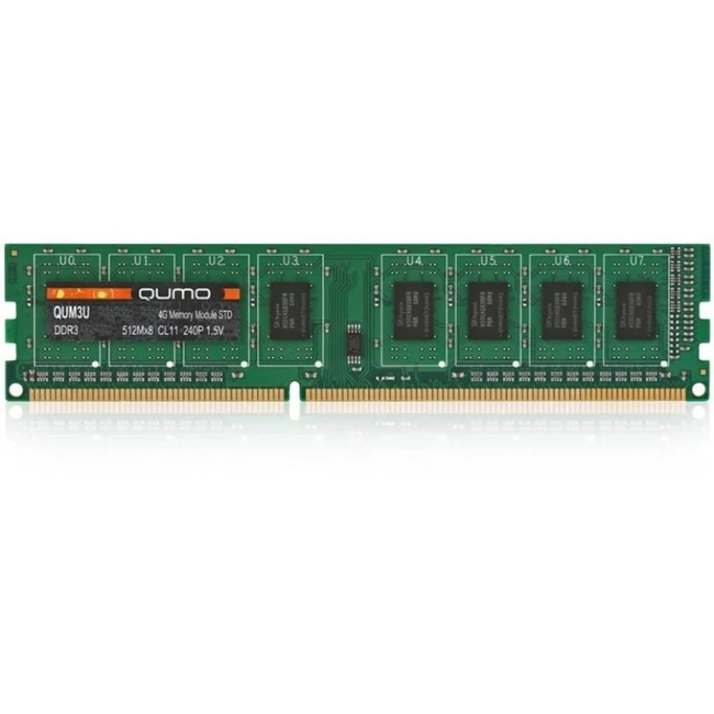 ОЗУ Qumo DDR3 DIMM 4GB QUM3U-4G1333K9R (DIMM, DDR3, 4 Гб, 1333 МГц)