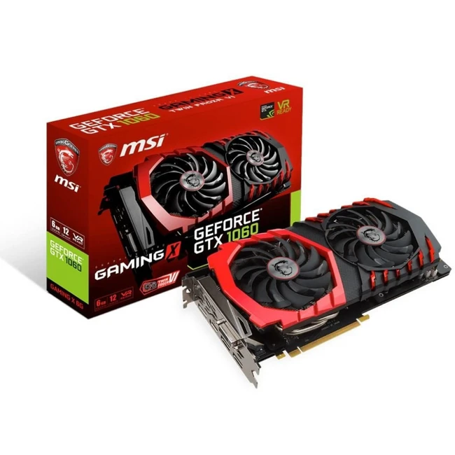 Видеокарта MSI GTX 1060 GAMING 6G (6 ГБ)