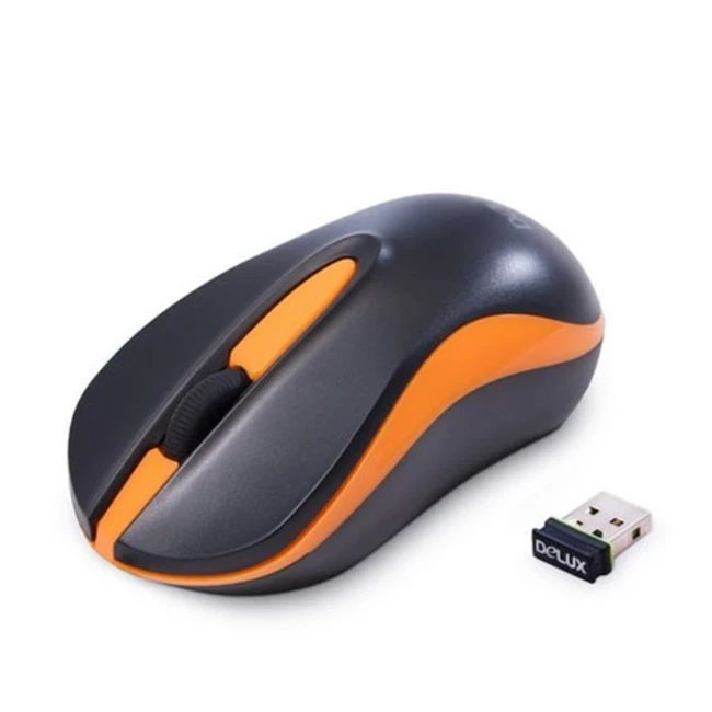 Мышь Deluxe DLM-137OGB Бюджетные, Беспроводная