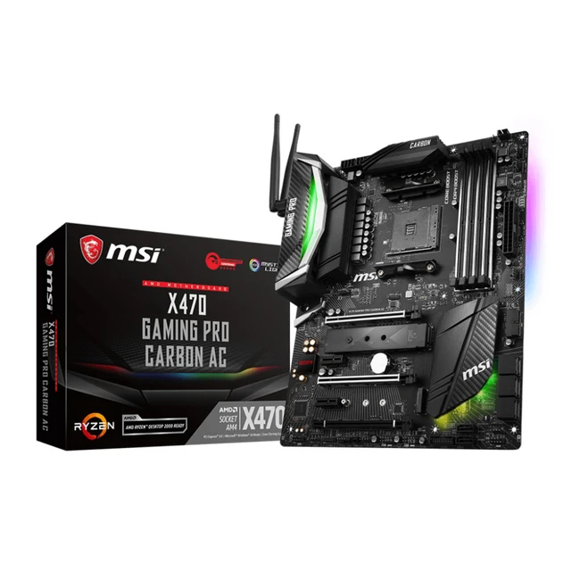Материнская плата MSI X470 GAMING PRO CARBON AC ATX, AMD AM4