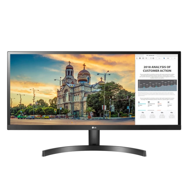 Монитор LG 29WK500-P (29 ", IPS, Ultra-Wide Full HD 2560x1080 (21:9))