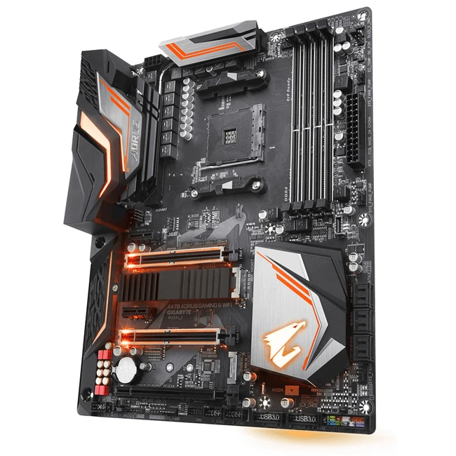 Материнская плата Gigabyte X470 AORUS GAMING 5 WIFI (ATX, AMD AM4)