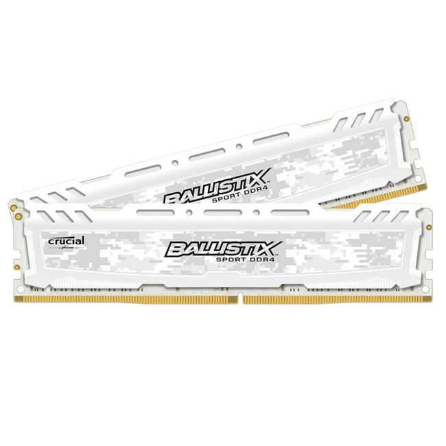 ОЗУ Crucial Ballistix Sport LT White BLS2C8G4D26BFSCK DIMM, DDR4, 16 Гб (2 х 8 Гб), 2666 МГц