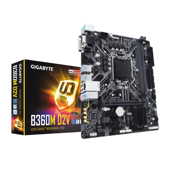 Материнская плата Gigabyte GA-B360M D2V RTL (Micro-ATX, LGA 1151)