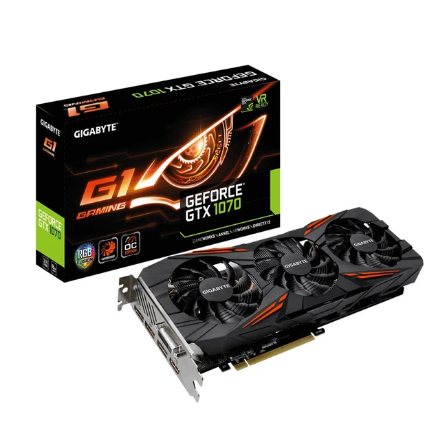 Видеокарта Gigabyte PCIE16 GTX1070 GV-N1070G1GAMING-8GDV2