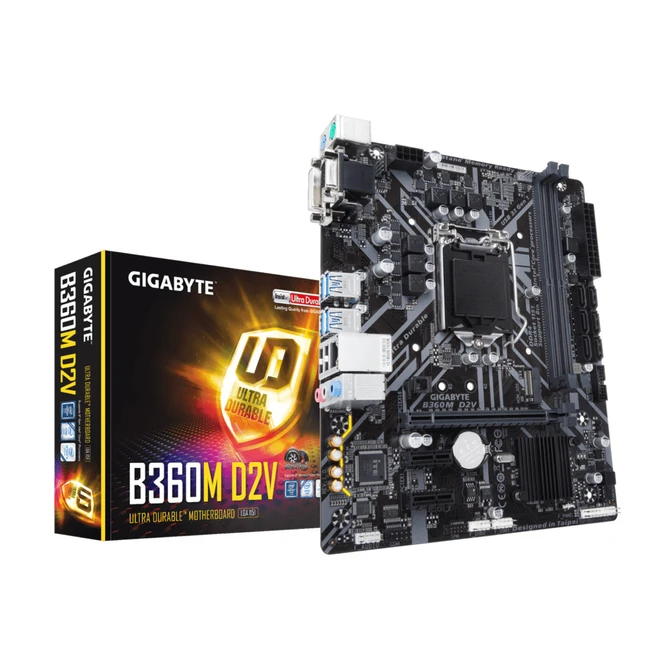 Материнская плата Gigabyte B360M D2V B360MD2V (Micro-ATX, LGA 1151)