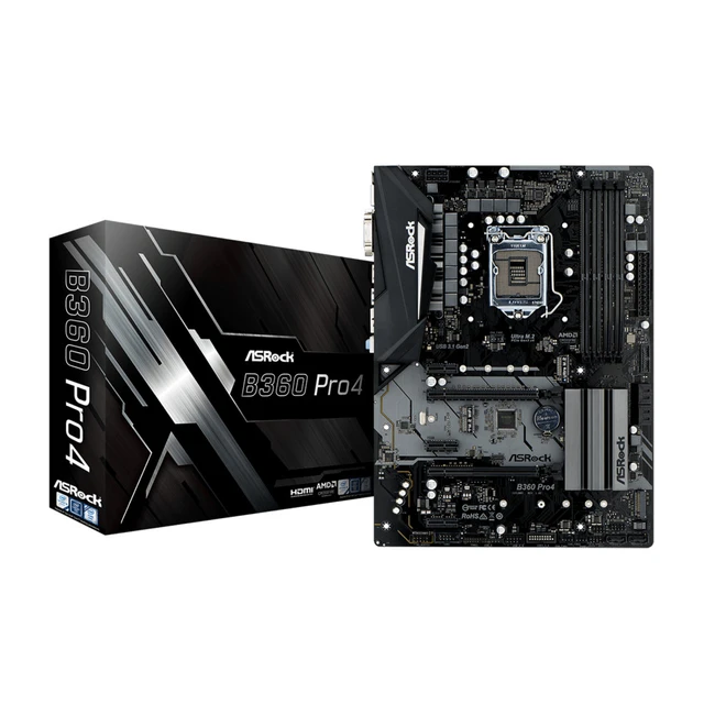 Материнская плата ASRock B360 PRO4 B360PRO4 (ATX, LGA 1151)