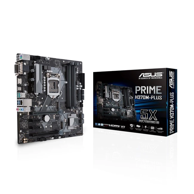 Материнская плата Asus PRIME H370M-PLUS 90MB0WC0-M0EAY0 (Micro-ATX, LGA 1151)