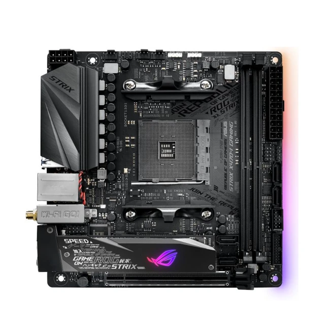 Материнская плата Asus ROG STRIX X470-I GAMING 90MB0XE0-M0EAY0 (Mini-ITX, AMD AM4)
