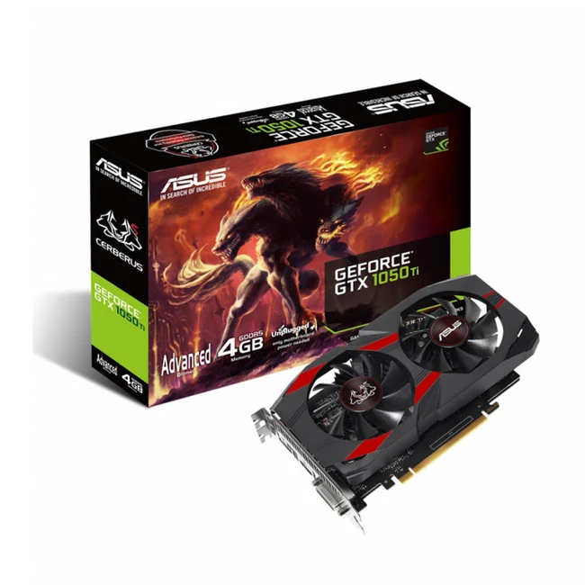 Видеокарта Asus CERBERUS-GTX1050TI-A4G 90YV0A75-M0NA00 (4 ГБ)