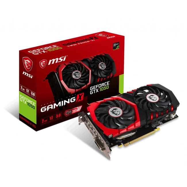 Видеокарта MSI GeForce GTX 1050 GAMING X GTX 1050 GAMING X 2G 2 ГБ