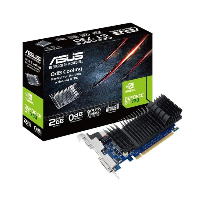 Видеокарта Asus GeForce GT 730 SILENT BRK 90YV06N2-M0NA00 2 ГБ