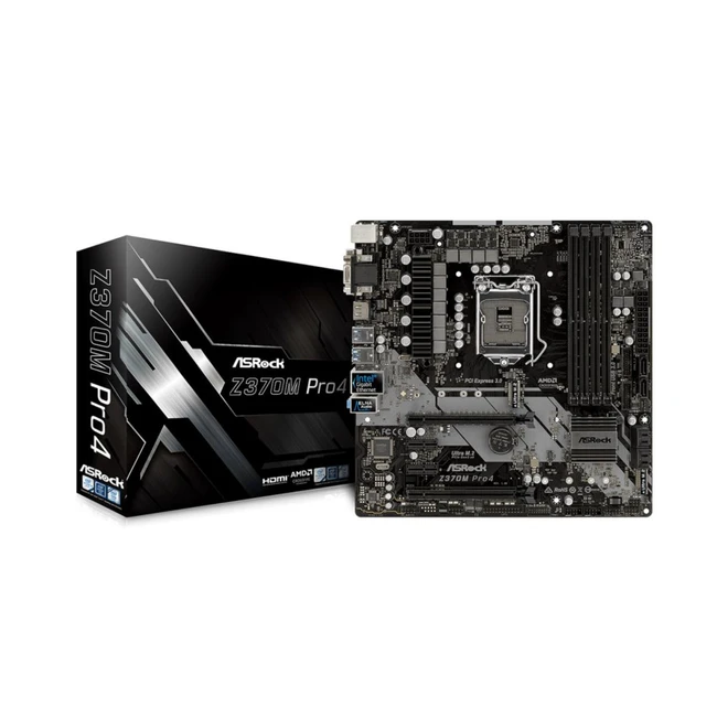 Материнская плата ASRock Z370M PRO4 (ATX, LGA 1151)