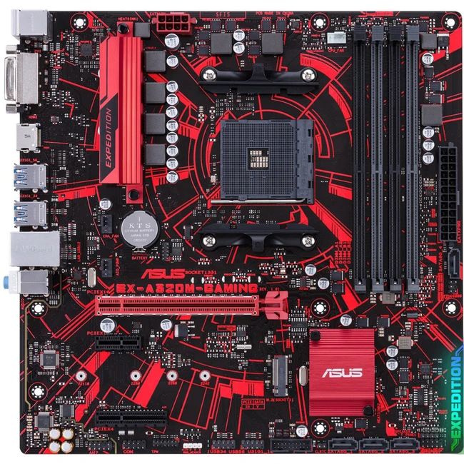 Материнская плата Asus EX-A320M-GAMING 90MB0VG0-M0EAYM Micro-ATX, AMD AM4