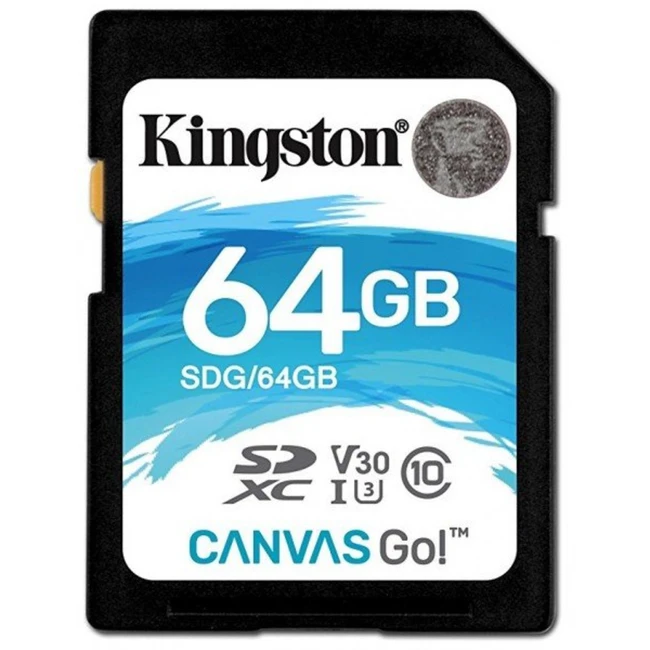 Флеш (Flash) карты Kingston SD 64GB Class 10 U3 SDG/64GB (64 ГБ)