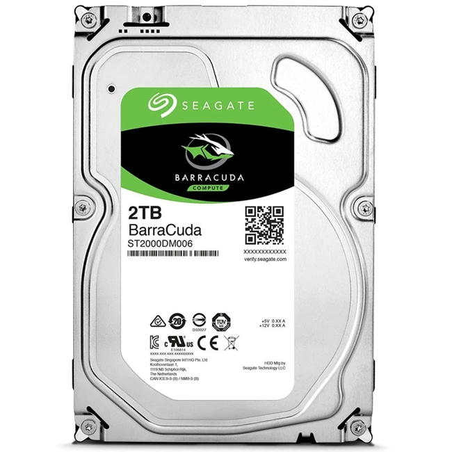 Внутренний накопитель Seagate BARRACUDA 2TB SATA 3.5" 7200RPM 64Mb ST2000DM006 (HDD (классические), 2 ТБ, 3.5 дюйма, SATA)