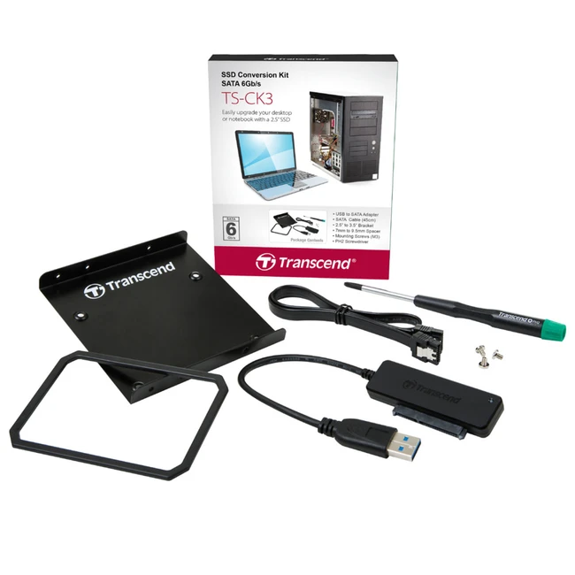 Аксессуар для жестких дисков Transcend Набор для SSD USB 3.0 TS-CK3