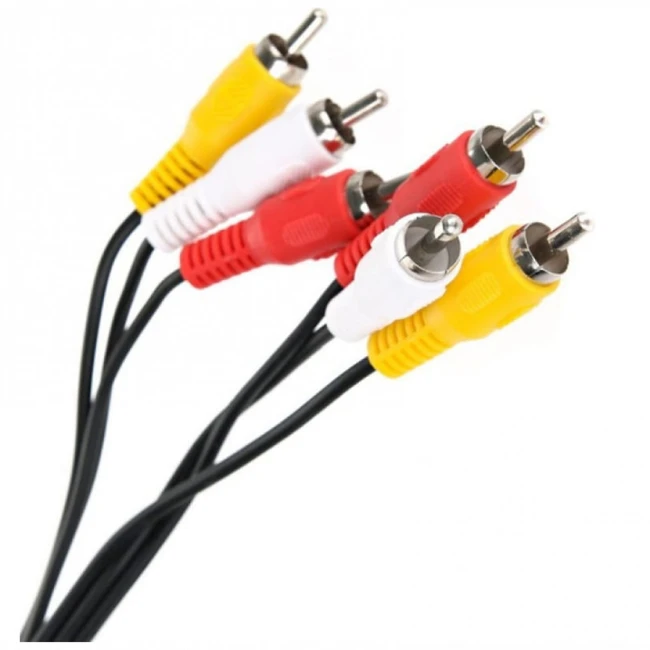 Кабель интерфейсный TELECOM TAV7150-1.5M 3 RCA - 3 RCA