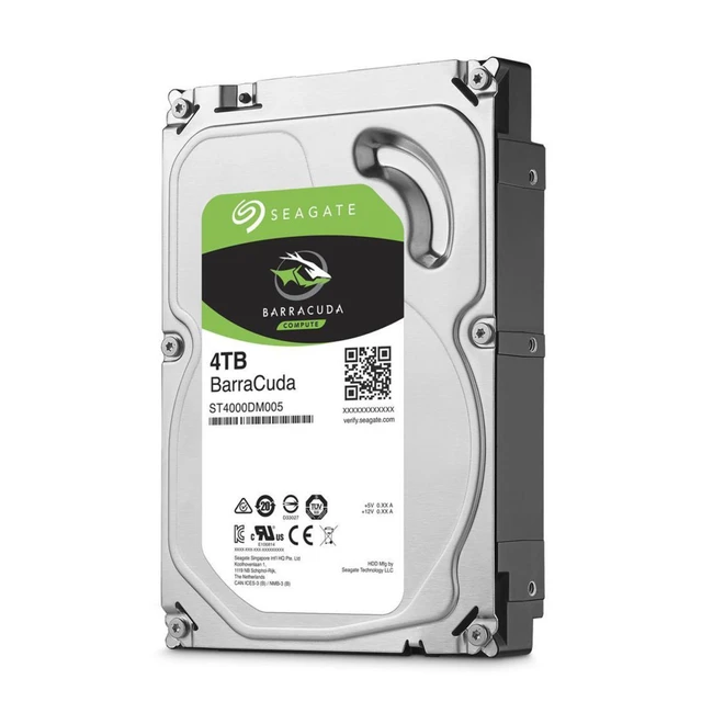 Внутренний накопитель Seagate BarraCuda 4TB SATA 3.5" 7200rpm 64Mb ST4000DM005 (HDD (классические), 4 ТБ, 3.5 дюйма, SATA)