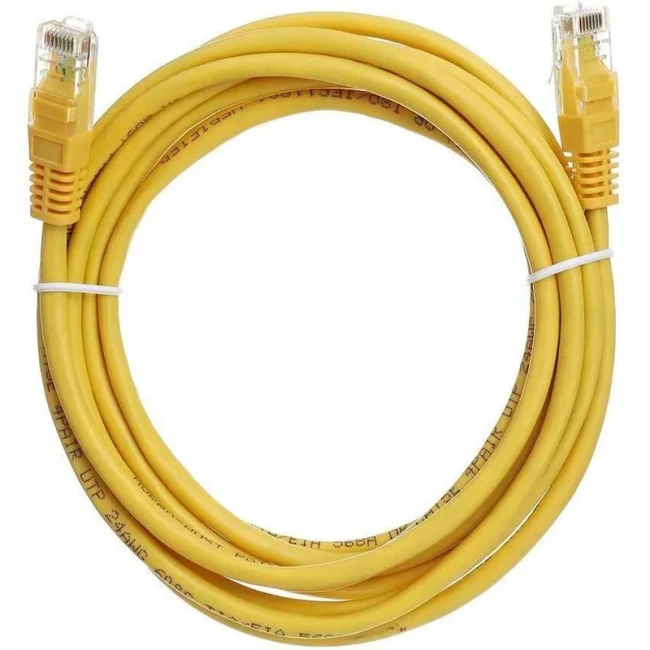 Патч-корд Aopen UTP кат.5е 3м желтый ANP511_3M_Y