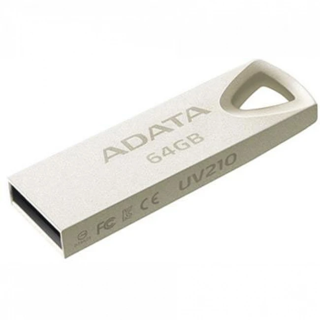 USB флешка (Flash) A-Data UV210 Gold AUV210-64G-RGD 64 ГБ