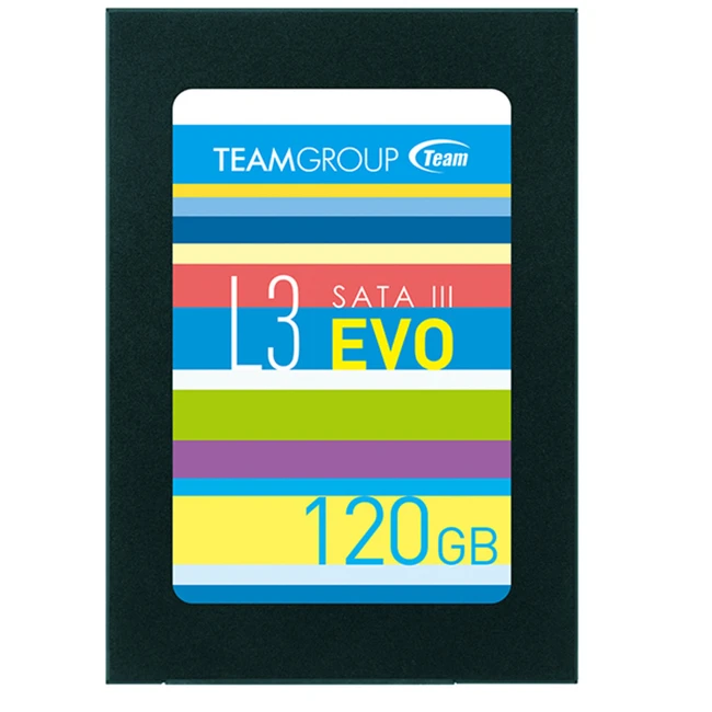 Жесткий диск Team Group SSD L3 EVO 120GB SATA 2.5" T253LE120GTC101 SSD (твердотельные), 120 ГБ, 2.5 дюйма, SATA