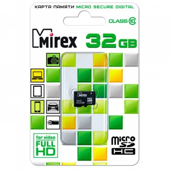 Флеш (Flash) карты Mirex 13612-MC10SD32 32 ГБ